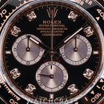 2025 ROLEX DAYTONA COSMOGRAPH DIAMOND MARKERS BLACK DIAL 40MM 126515LN