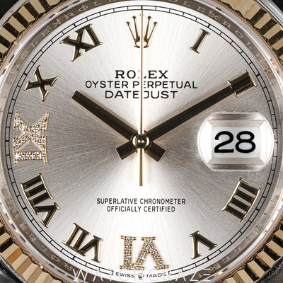 2026 ROLEX DATAEJUST TWO TONE YELLOW GOLD AND STEEL CHAMPAGNE DIAL 36MM 126233