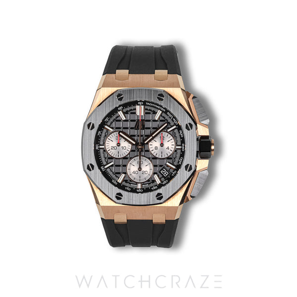 2023 AUDEMARS PIGUET ROYAL OAK OFFSHORE CHRONOGRAPH ROSE GOLD 43MM 26420RO.OO.A002CA.01