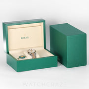 2026 ROLEX DATEJUST TWO TONE YELLOW GOLD AND STEEL SILVER DIAMOND DIAL 36MM 126233