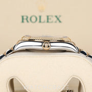2026 ROLEX DATEJUST TWO TONE YELLOW GOLD AND STEEL SILVER DIAMOND DIAL 36MM 126233