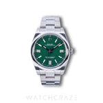 2023 ROLEX OYSTER PERPETUAL GREEN DIAL 41MM 124300