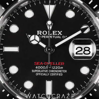 2024 ROLEX SEA-DWELLER BLACK DIAL 43MM 126600