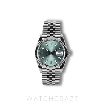 2026 ROLEX DATEJUST MINT GREEN DIAL 36MM 126234