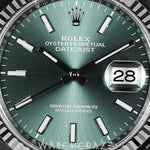 2026 ROLEX DATEJUST MINT GREEN DIAL 36MM 126234