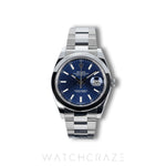 2025 ROLEX DATEJUST BLUE DIAL SMOOTH OYSTER 41MM 126300