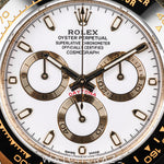 2020 ROLEX COSMOGRAPH DAYTONA YELLOW GOLD WHITE DIAL 40MM 116518LN
