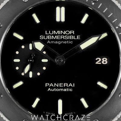 2013 PANERAI LUMINOR SUBMERSIBLE 1950 AMAGNETIC 3 DAYS AUTOMATIC 47MM PAM00389
