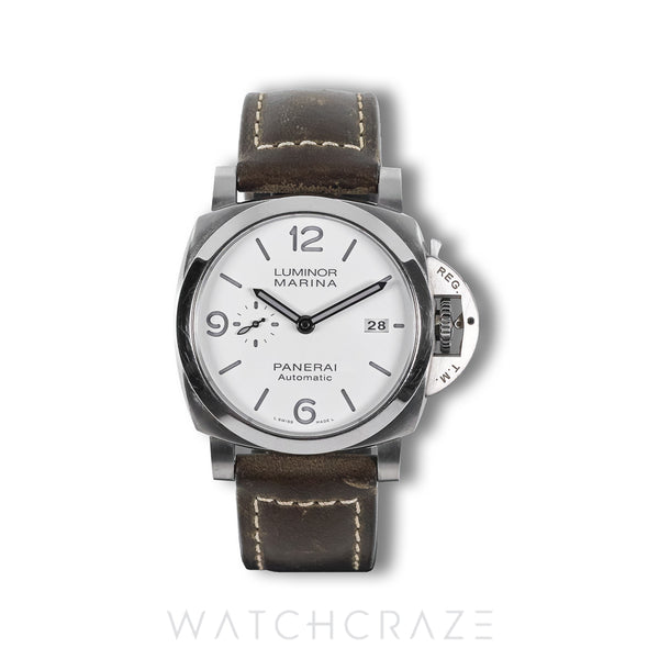 2022 PANERAI LUMINOR MARINA WHITE DIAL 44MM PAM01314