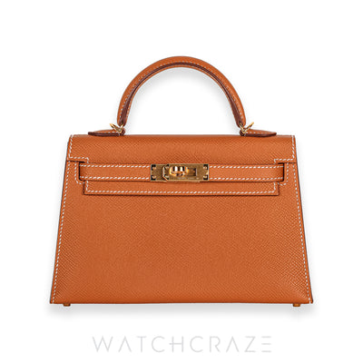 2024 HERMES MINI KELLY GOLD HARDWARE GOLD