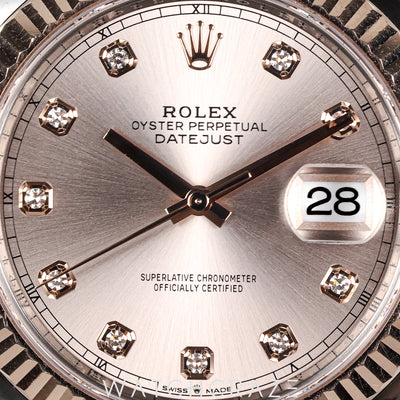 ROLEX DAYJUST TWO TONE ROSE GOLD AND STEEL CHAMPAGNE 41MM DIAL 126331