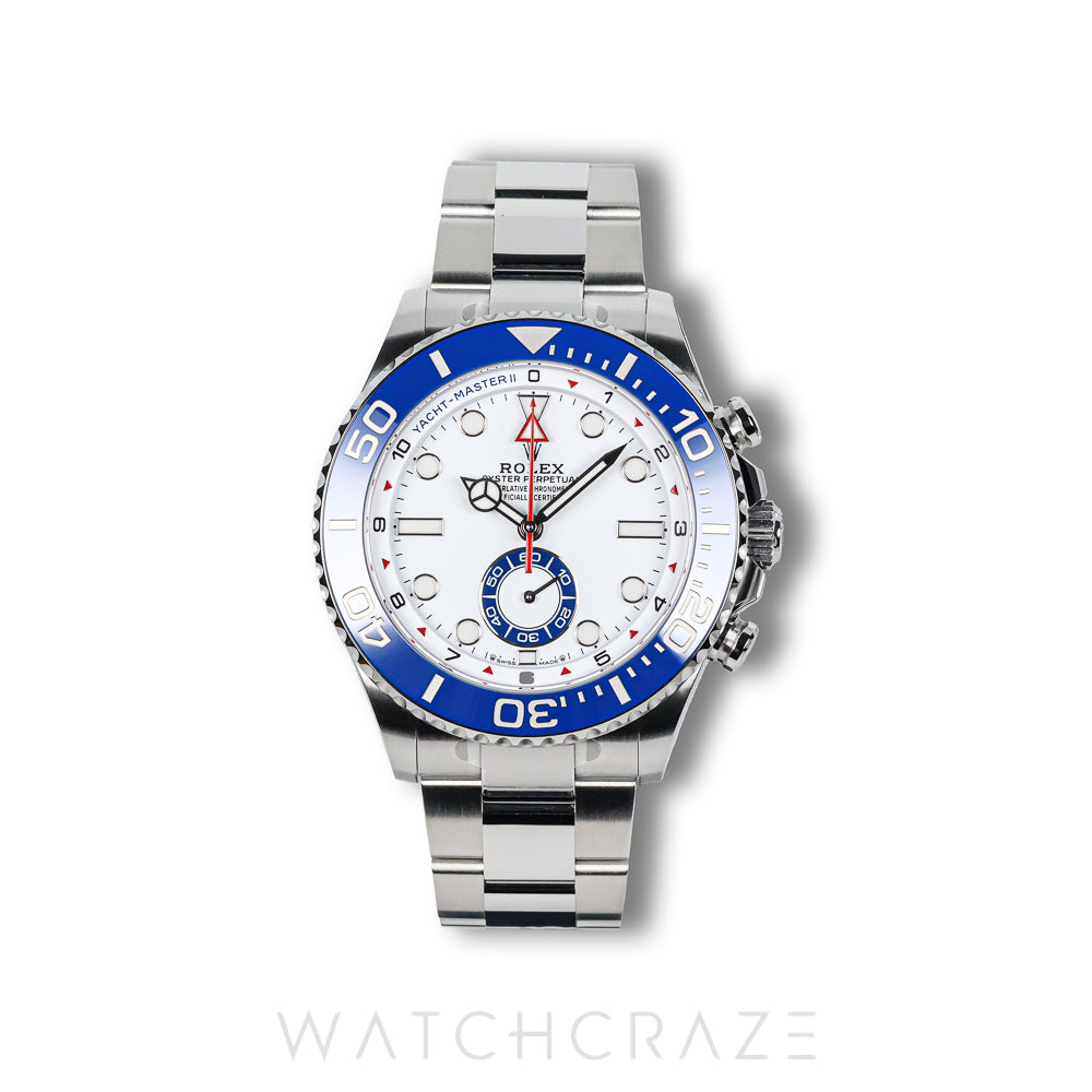 2026 ROLEX YACHTMASTER II WHITE DIAL 44MM 126680