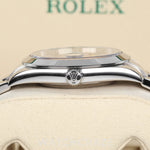 2025 ROLEX DATEJUST SMOOTH BEZEL OYSTER BRACELET BLUE DIAL 41MM 126300