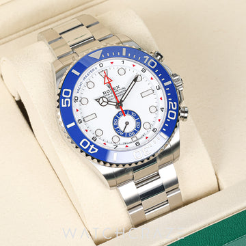 2026 ROLEX YACHTMASTER II WHITE DIAL 44MM 126680