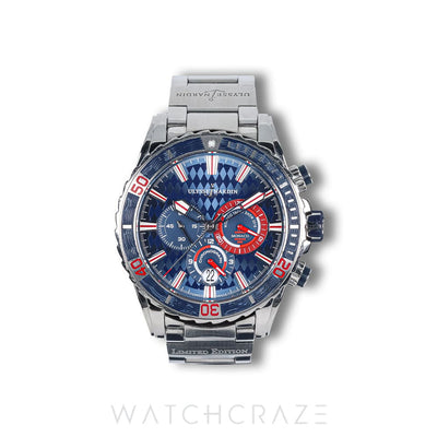2017 ULYSSE NARDIN DIVER CHRONOGRAPH MONACO LIMITED EDITION 44MM 1503-151