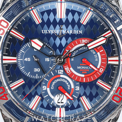 2017 ULYSSE NARDIN DIVER CHRONOGRAPH MONACO LIMITED EDITION 44MM 1503-151