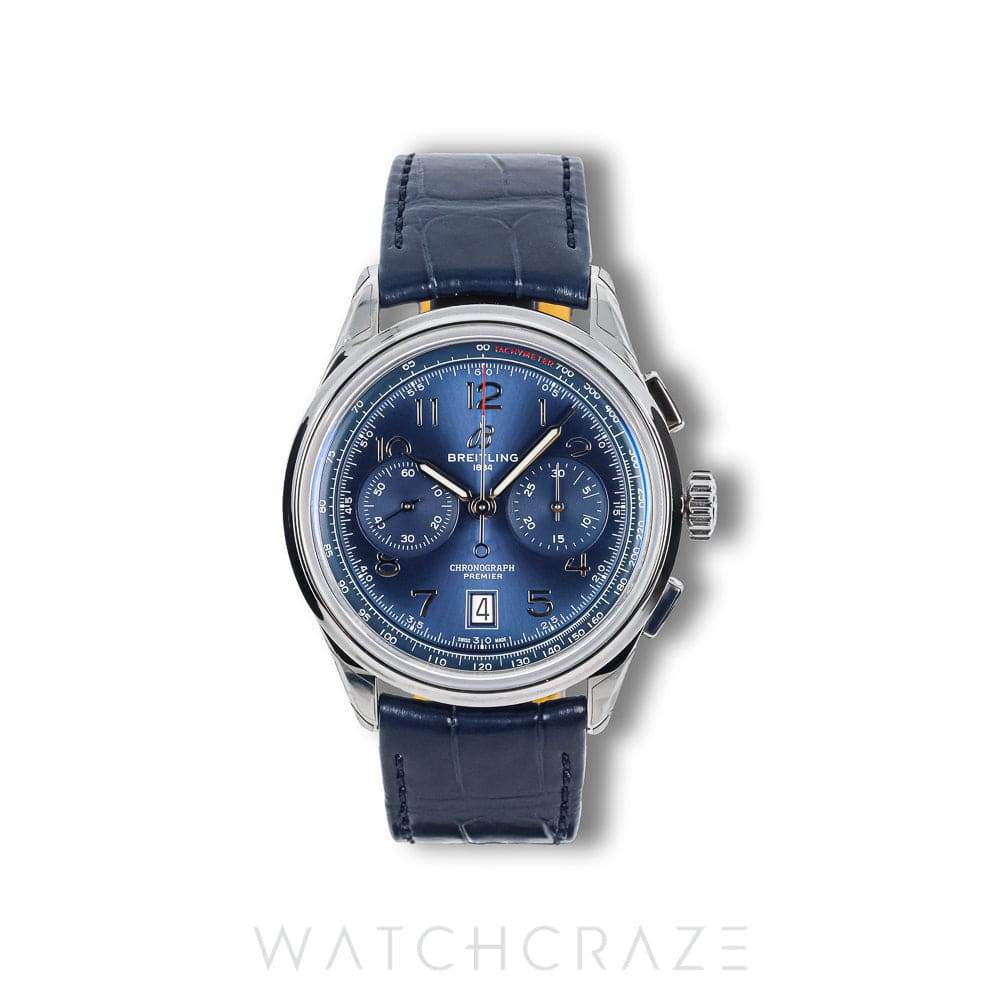2025 BREITLING PREMIER B01 CHRONOGRAPH BLUE DIAL 42MM AB0145