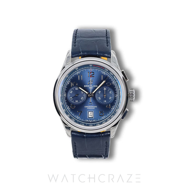 2025 BREITLING PREMIER B01 CHRONOGRAPH BLUE DIAL 42MM AB0145