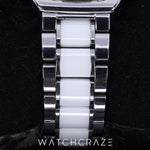 TAG HEUER FORMULA 1 LADIES STEEL AND CERAMIC WHITE DIAL 34.5MM WAH1213