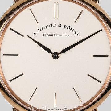 2020 A.LANGE & SOHNE SAXONIA THIN ROSE GOLD 37MM 201.033