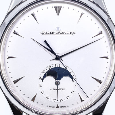2016 JAEGER LE-COULTRE ULTRA THIN MOON SILVER DIAL 39MM Q1368420