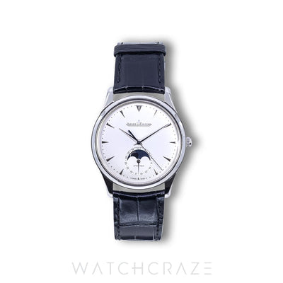 2016 JAEGER LE-COULTRE ULTRA THIN MOON SILVER DIAL 39MM Q1368420