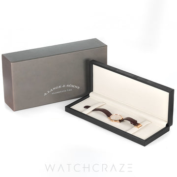 2020 A.LANGE & SOHNE SAXONIA THIN ROSE GOLD 37MM 201.033