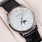 2016 JAEGER LE-COULTRE ULTRA THIN MOON SILVER DIAL 39MM Q1368420