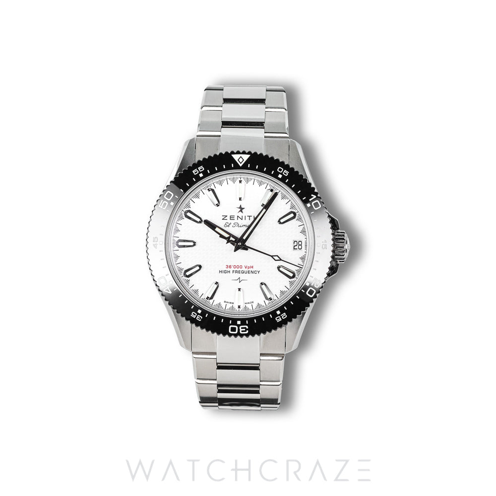 2026 ZENITH EL PRIMERO CHORONOMASTER SOLO SPORT WHITE DIAL 40MM 03.5000.3620/69.M500