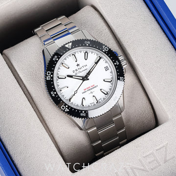 2026 ZENITH EL PRIMERO CHORONOMASTER SOLO SPORT WHITE DIAL 40MM 03.5000.3620/69.M500