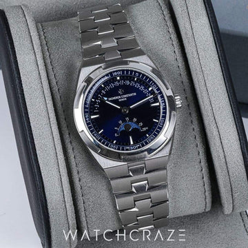 2024 VACHERON CONSTANTIN OVERSEAS MOONPHASE RETROGRADE DATE 41MM 4000V/210A-B911