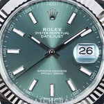 2025 ROLEX DATEJUST MINT GREEN DIAL 41MM 126334
