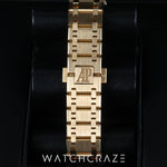 2019 AUDEMARS PIGUET ROYAL OAK YELLOW GOLD BLUE DIAL 39MM 15202BA.OO.1240BA.01