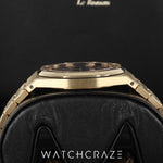 2019 AUDEMARS PIGUET ROYAL OAK YELLOW GOLD BLUE DIAL 39MM 15202BA.OO.1240BA.01