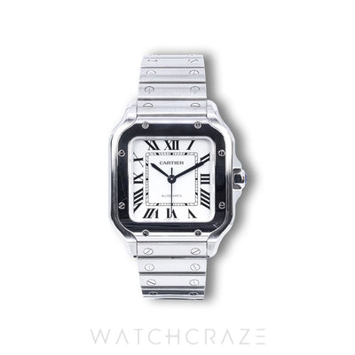 2022 CARTIER SANTOS MEDIUM WHITE DIAL WSSA0029