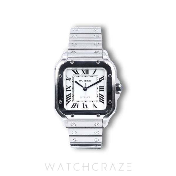 2022 CARTIER SANTOS MEDIUM WHITE DIAL WSSA0029