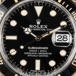 2019 ROLEX SUBMARINER DATE TWO TONE YELLOW GOLD AND STEEL BLACK DIAL 40MM 116613LN