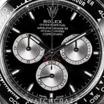 2025 ROLEX COSMOGRAPH DAYTONA WHITE GOLD OYSTERFLEX BLACK DIAL 40MM 126519LN