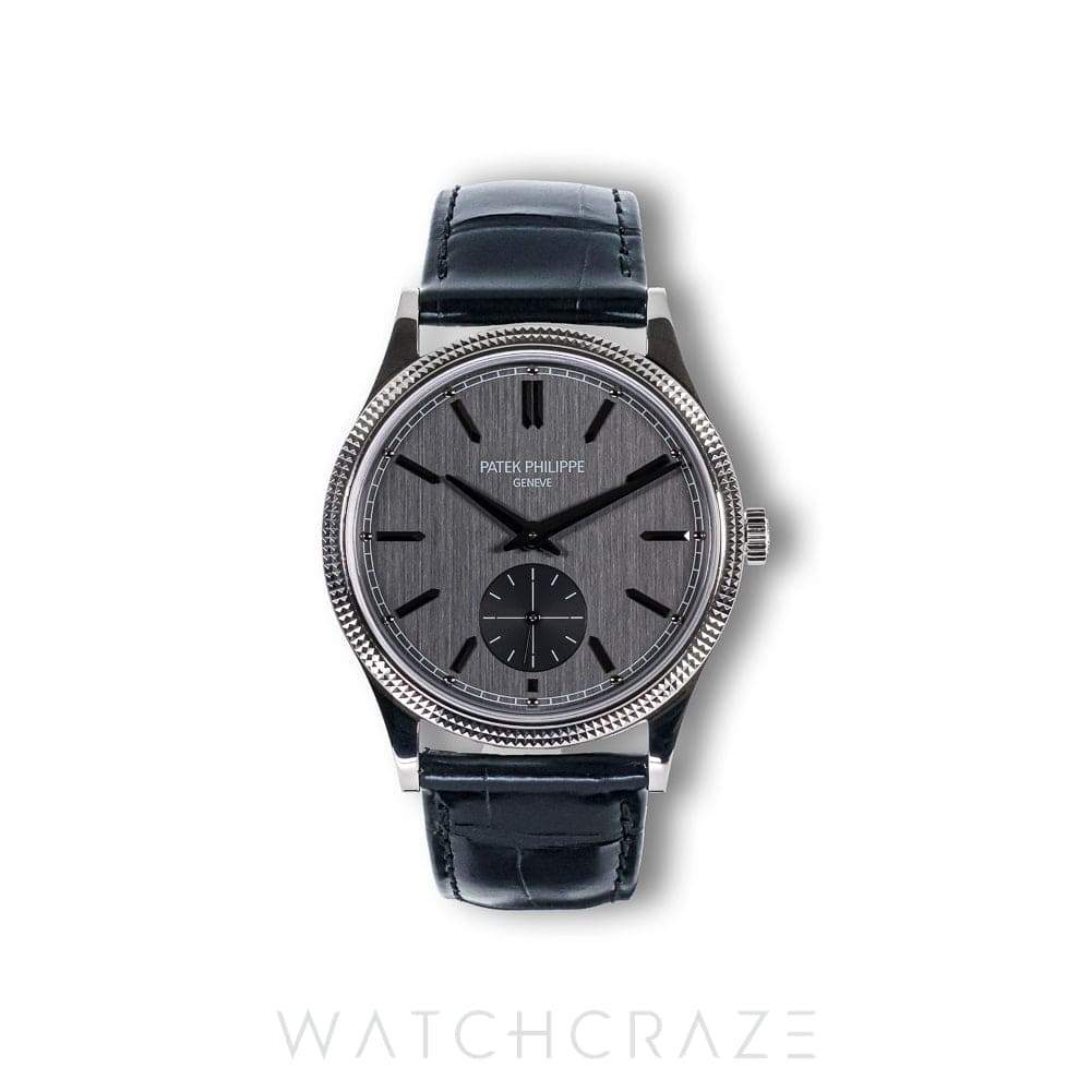 2023 PATEK PHILIPPE CALATRAVA WHITE GOLD GREY DIAL 39MM 6119G-001