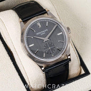 2023 PATEK PHILIPPE CALATRAVA WHITE GOLD GREY DIAL 39MM 6119G-001