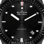 2020 BLANCPAIN FIFTY FATHOMS BATHYSCAPHE CERAMIC BLACK DIAL 43MM 5000-0130-B52A