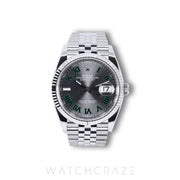 2024 ROLEX DATEJUST STAINLESS STEEL ‘WIMBLEDON DIAL’ 36mm 126234