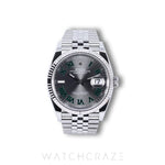 2024 ROLEX DATEJUST STAINLESS STEEL ‘WIMBLEDON DIAL’ 36mm 126234
