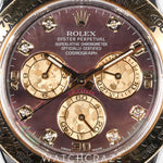 ROLEX COSMOGRAPH DAYTONA TWO TONE YELLOG GOLD AND STEEL BLACK MOTHER OF PEARL DIAL 40MM 116503