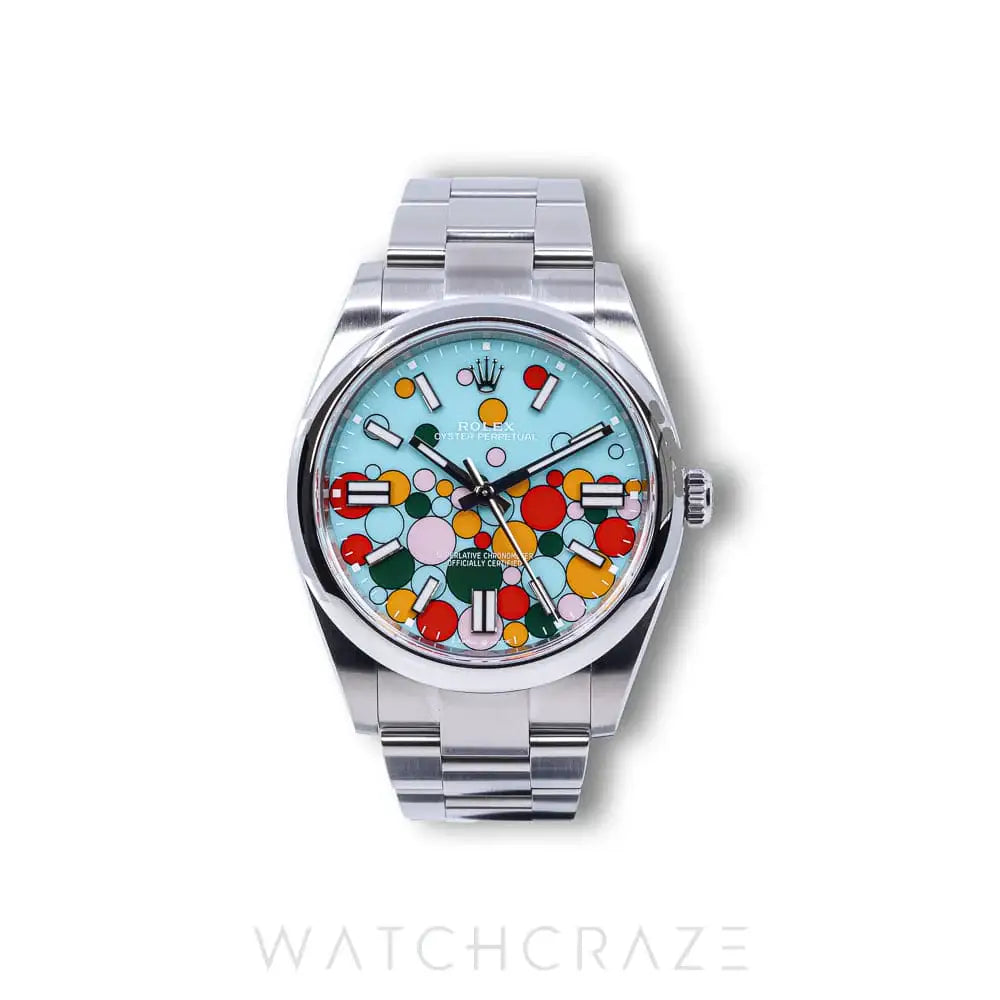 2024 ROLEX OYSTER PERPETUAL ‘OP41’ CELEBRATION DIAL 41MM 124300