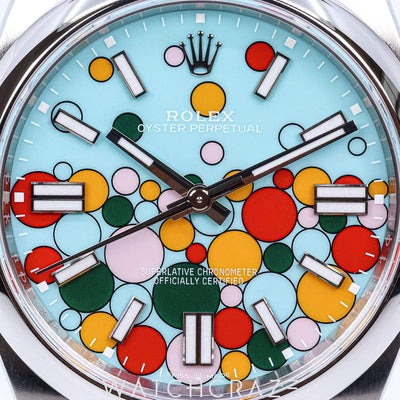 2024 ROLEX OYSTER PERPETUAL ‘OP41’ CELEBRATION DIAL 41MM 124300