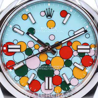 2024 ROLEX OYSTER PERPETUAL ‘OP41’ CELEBRATION DIAL 41MM 124300