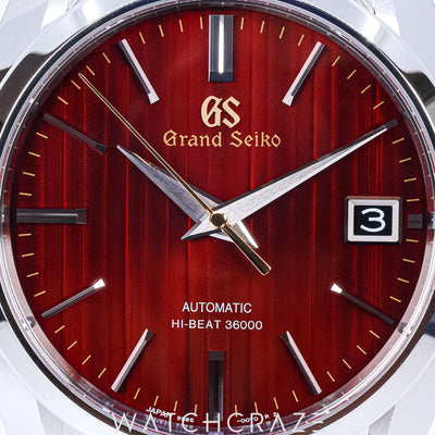 2019 GRAND SEIKO HERITAGE COLLECTION HI-BEAT RED DIAL 39MM SBGH269