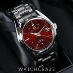 2019 GRAND SEIKO HERITAGE COLLECTION HI-BEAT RED DIAL 39MM SBGH269