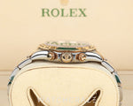 ROLEX COSMOGRAPH DAYTONA TWO TONE YELLOG GOLD AND STEEL BLACK MOTHER OF PEARL DIAL 40MM 116503